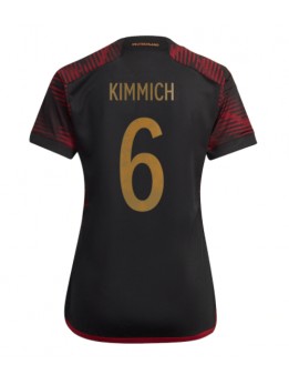 Tyskland Joshua Kimmich #6 Replika Borta Kläder Dam VM 2022 Kortärmad